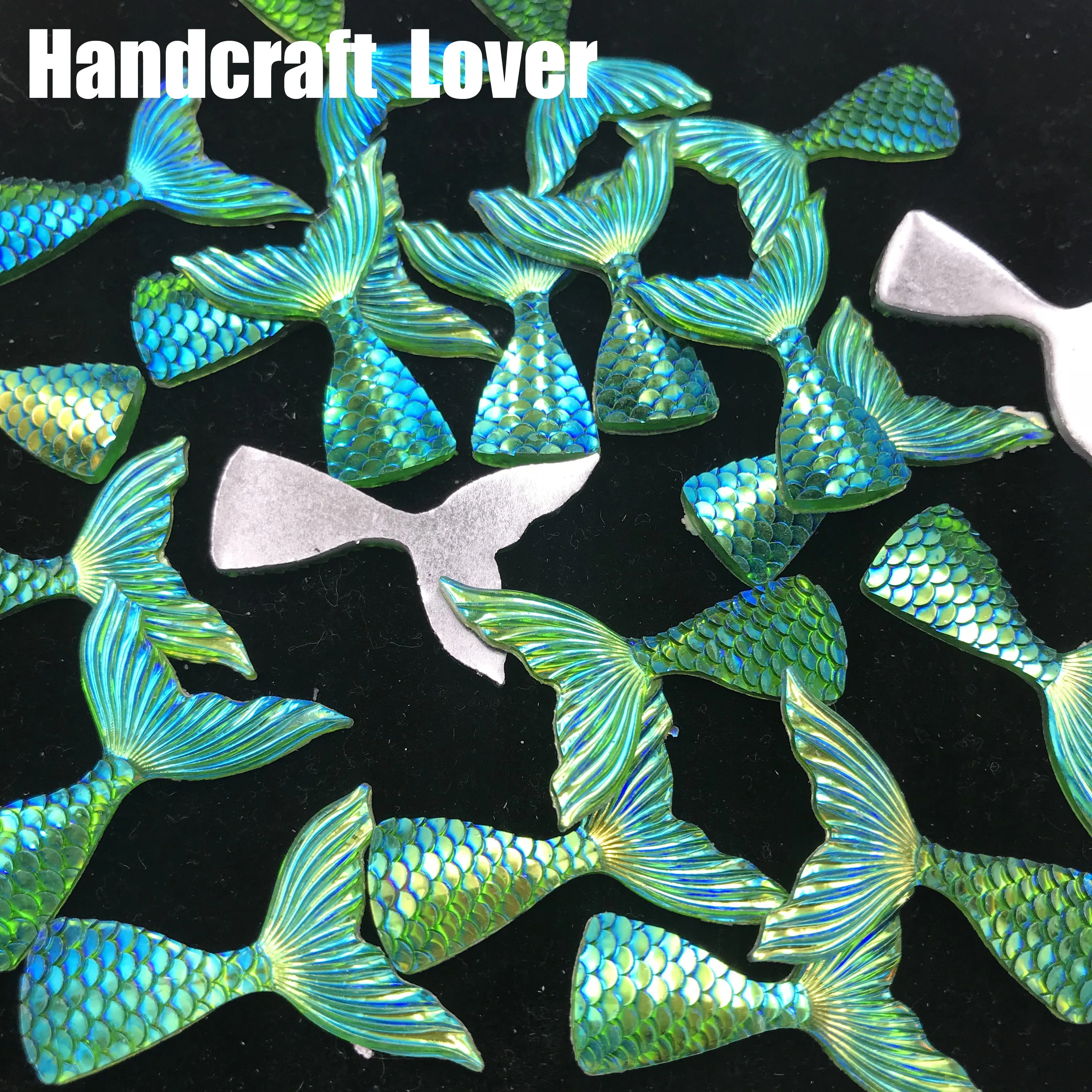 DIY ювелирные аксессуары рыбья чешуя &quotРусалка&quot хвост смолы свадьба и Русалка