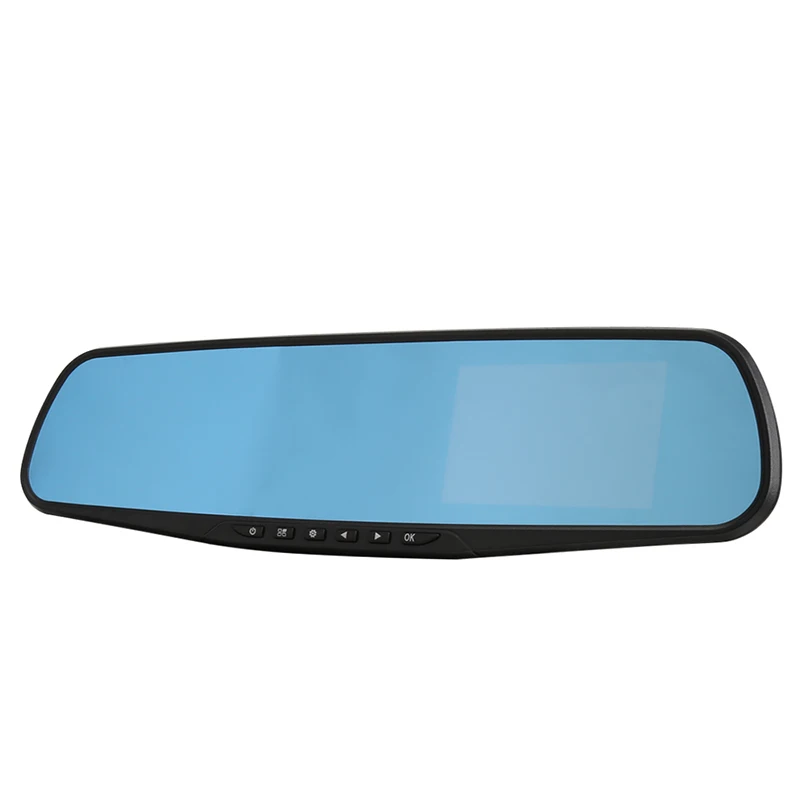 Full HD 1080 p Dash камера автомобиля dvr зеркало заднего вида авто Dvr двойной объектив