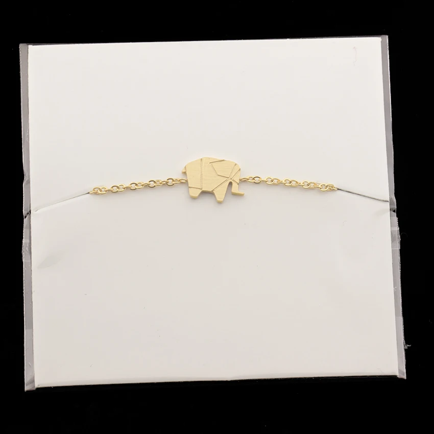 Золото Цвет Подвески Изысканные счастливая и рисунком в виде птичек оригами