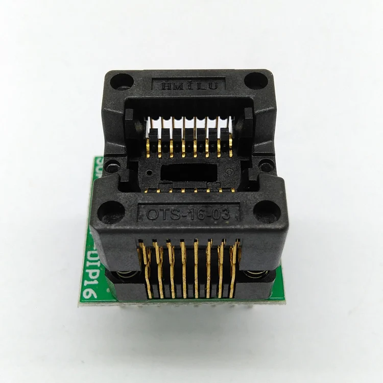 SOP16 SOIC16 SO16 для DIP16 программирующая розетка шаг 1 27 мм IC ширина корпуса 3 9 150mil