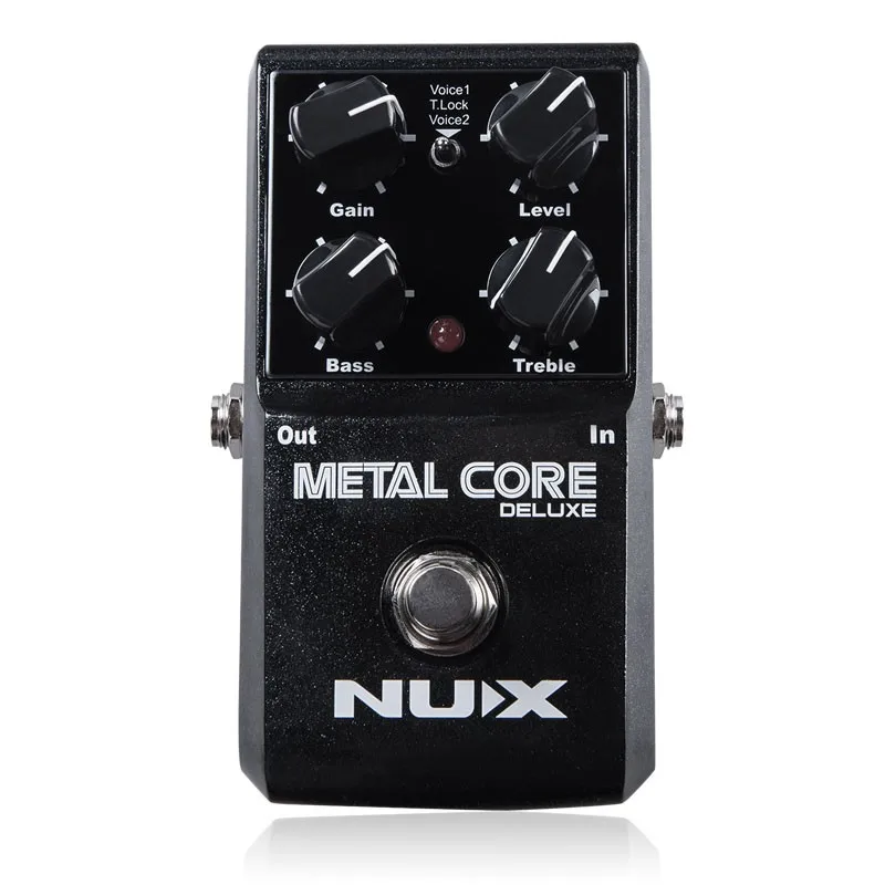 

NUX искажение гитарный эффект педаль металлический сердечник Делюкс 2-Band EQ Tone Lock Предустановленная функция истинный обход эффекты гитарные а...