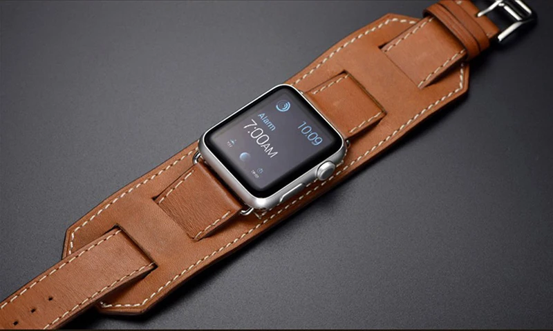 JANSIN кожаный ремешок-петля для Apple Watch серии 5 4 3 2 1 38 мм 42 мм браслет ремешок для iWatch серии 4 40 мм 44 мм аксессуары