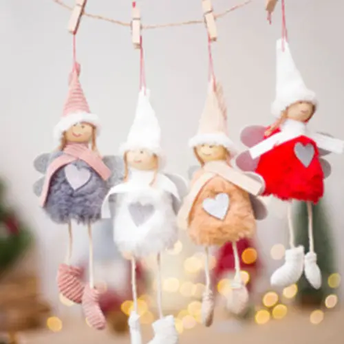 Новые милые Подвески на рождественскую елку украшения Санта-Клауса декор для