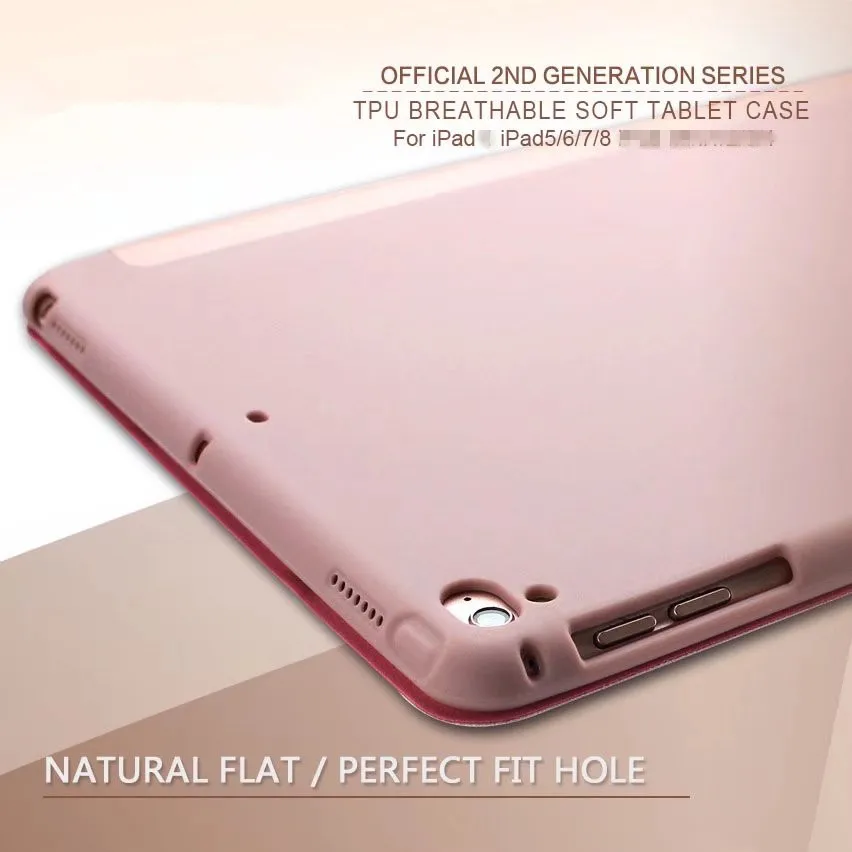 Для нового iPad pro 9 7 2017/2018 силиконовый чехол Мягкий Назад кожа Smart Cover для Air/Air 2