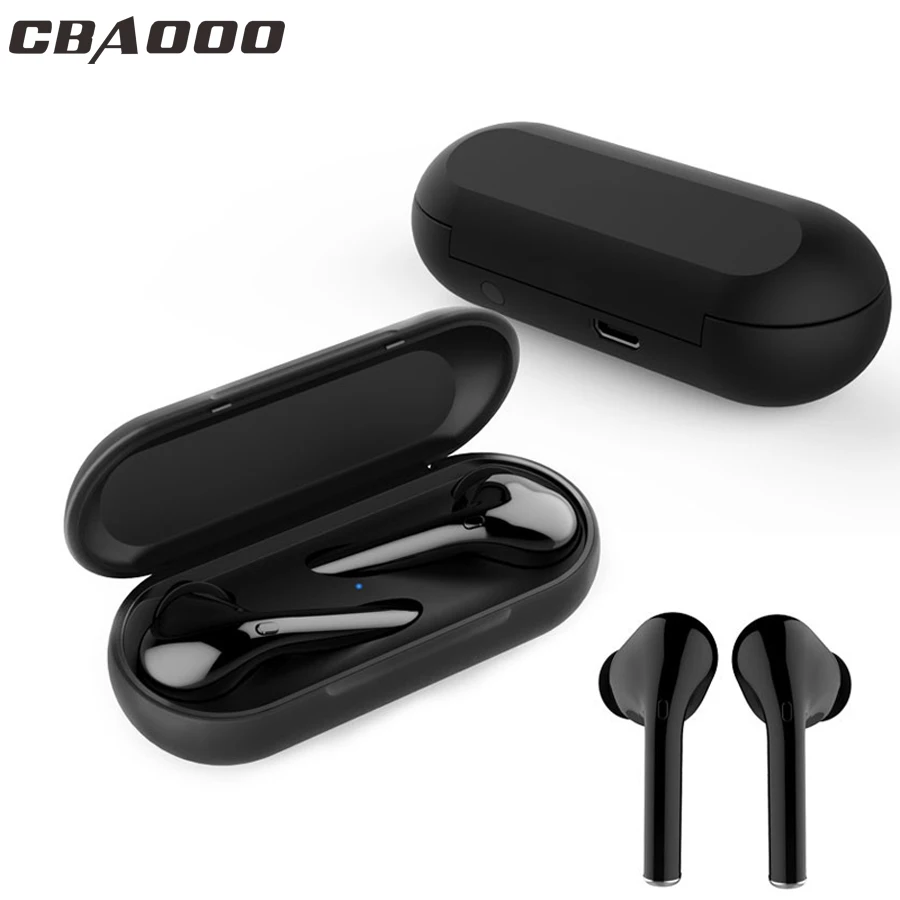 CBAOOO TWS Minni Bluetooth Наушники Беспроводные спортивные музыкальные гарнитуры стерео бас bluetooth 5,0 наушники с микрофоном для телефона