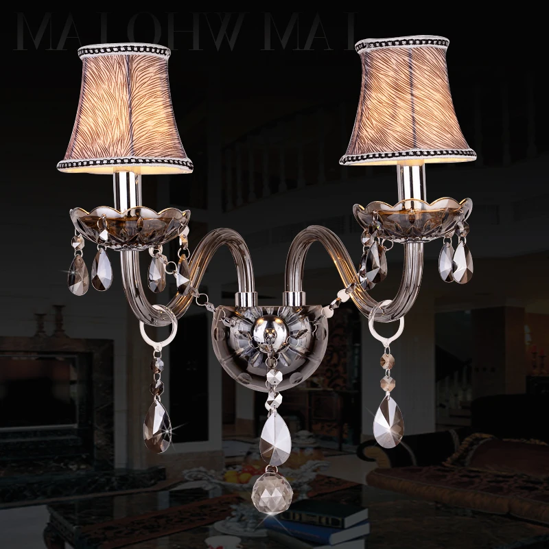 Хрустальный светодиодный настенный светильник К9 лампа для спальни