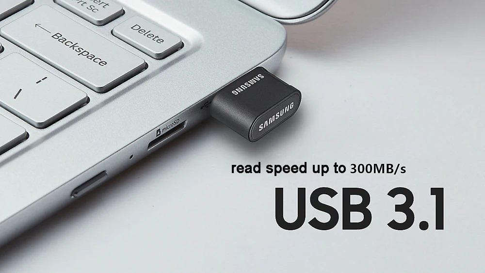 Samsung USB 3,1 флеш-накопитель FIT Plus высокоскоростной 128 Гб 64 ГБ 32 ГБ флеш-накопитель для смартфонов/планшетов/ПК флеш-накопители USB флеш-накопители