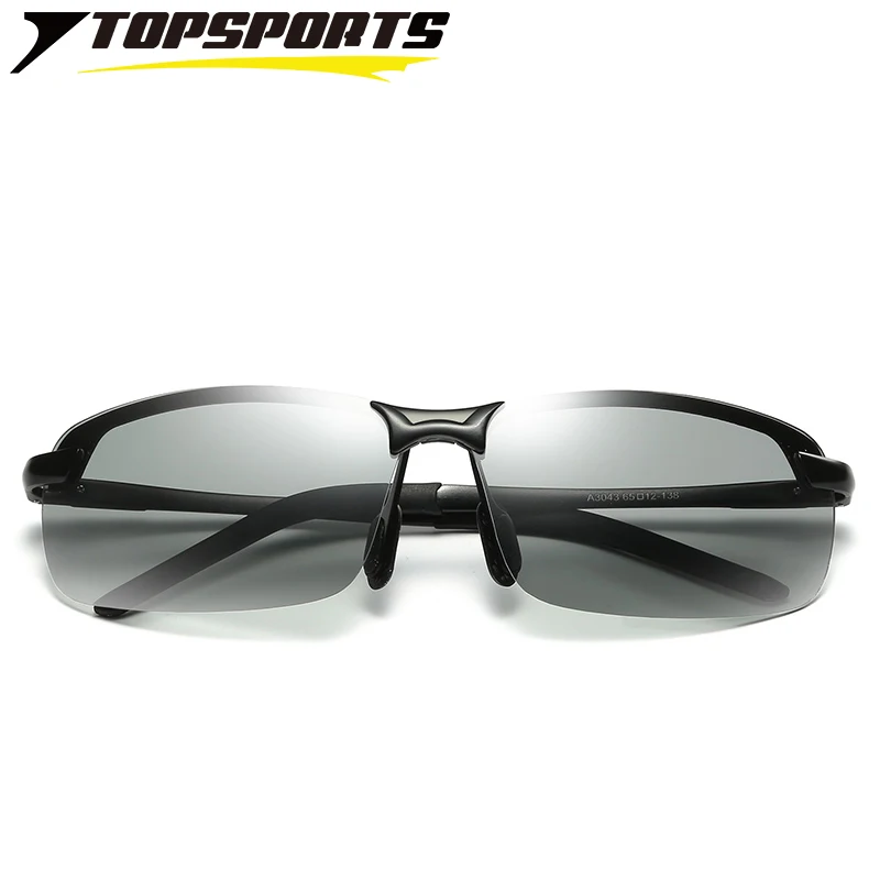 Солнцезащитные очки TOPSPORTS мужские фотохромные поляризационные из сплава для