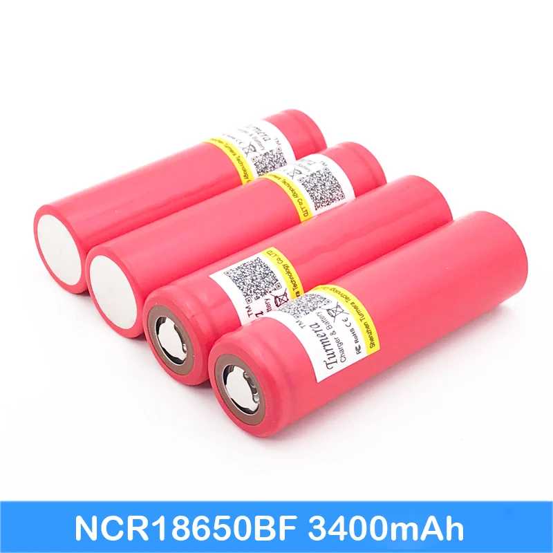 Оригинальный аккумулятор 18650 3400 мАч для sanyo ncr18650bf подходит светодиодного
