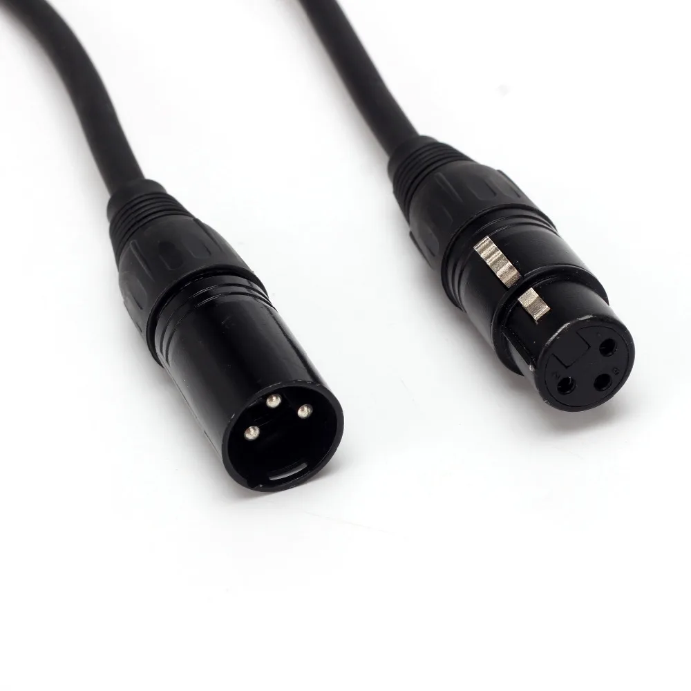 

3-Pin DMX cable 3M 10ft XLR 3pin Copper conduct