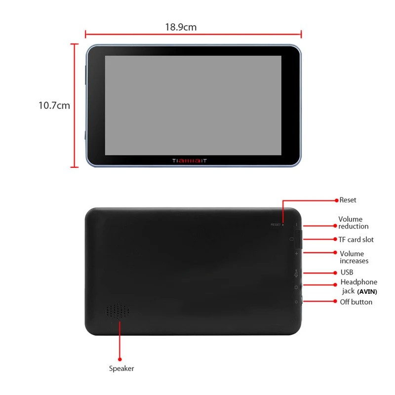 Junsun 7 &quotАвтомобильный GPS Навигации Android навигатор камера заднего вида Bluetooth/WI FI/AVIN