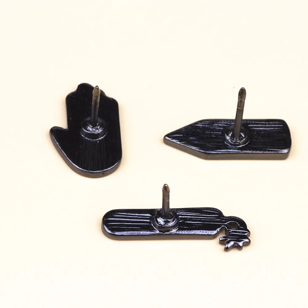 Timlee X088 BDNew Oil Drop Cute Stop Hand TNT Pencil Metal Brooch Pins Button Girl Jeans Bag Decoration Gift Wholesale | Украшения и