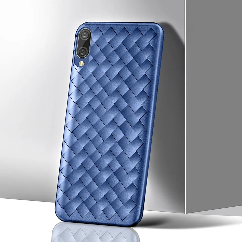 Роскошный силиконовый чехол для Huawei Y6 Pro Prime 2019 Y 6 супер мягкий из ТПУ с сеткой