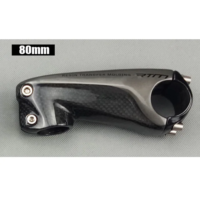 Silver Glossy 80MM TMAEX полный карбоновый стволовый велосипед дорога/MTB рулевой велосипедный вынос горный велосипед стволовых дизайн матовый/глянцевый 31,8*80/90/100/110 мм запчасти дорожных велосипедов - Цвет: Silver Glossy 80MM