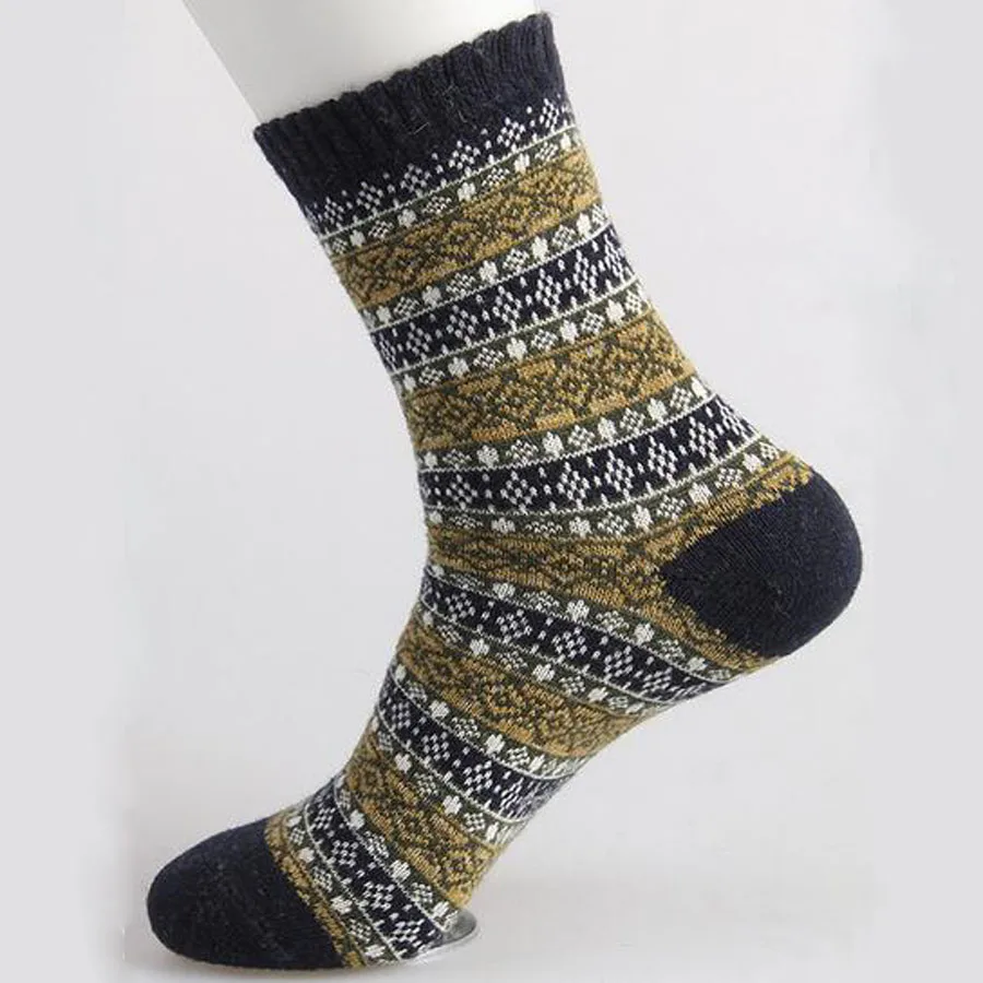 [COSPLACOOL] новые толстые зимние теплые женские кашемировые шерстяные носки высокого