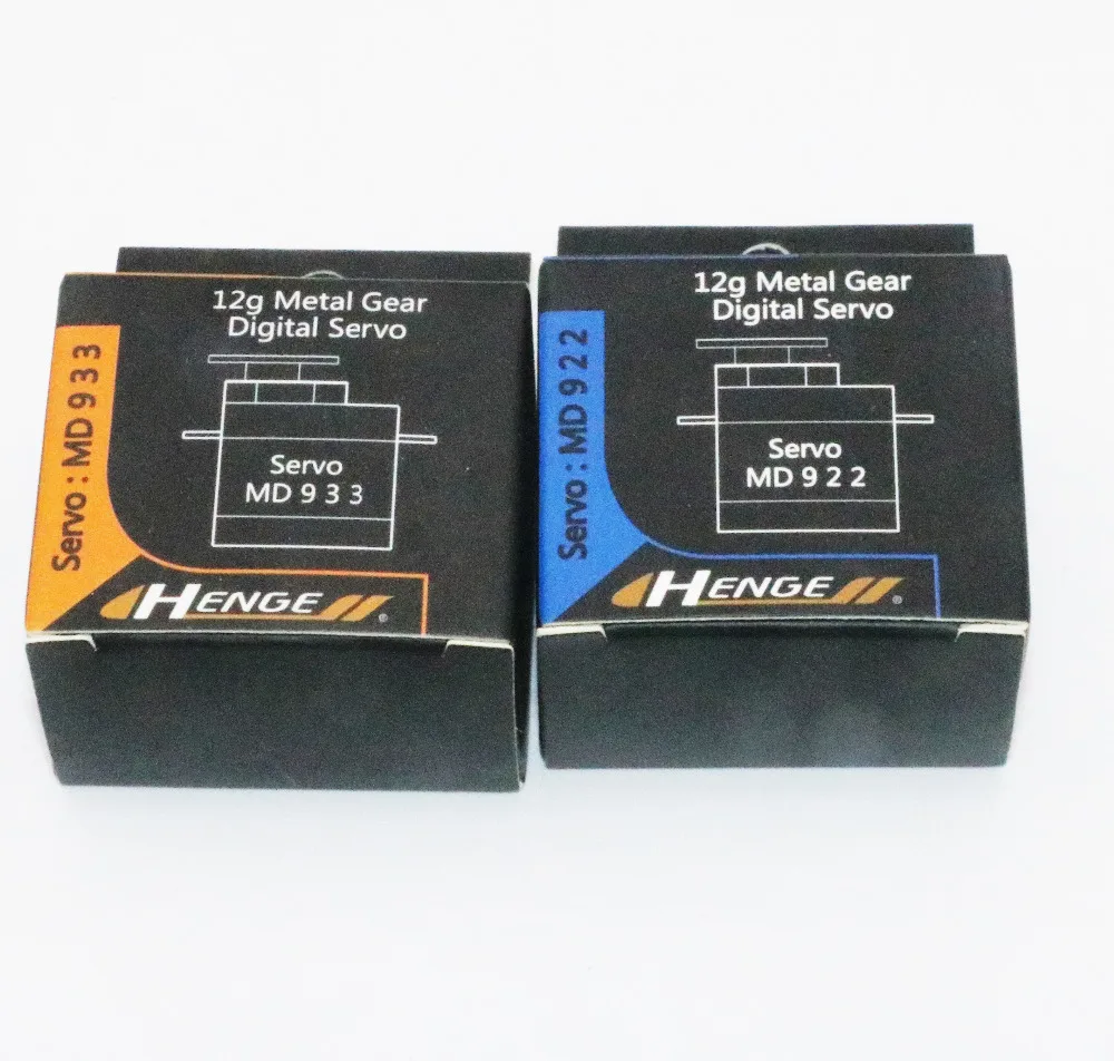 HENGE 3x MD933 + 1 x MD922 цифровые вращающие сервоприводы металлические зубчатые для