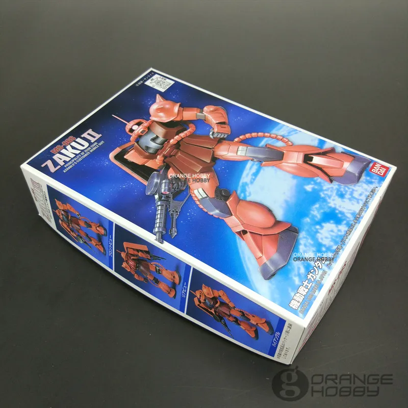 Bandai FG 02 1/144 Стандартный мобильный костюм Zaku II сборные модели Gundam|Наборы для сборки