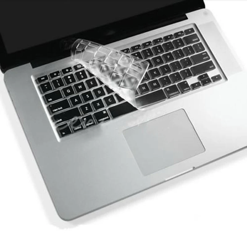 Тонкий прозрачный защитный чехол для клавиатуры из ТПУ Macbook Pro 13 15 17 Retina Air |