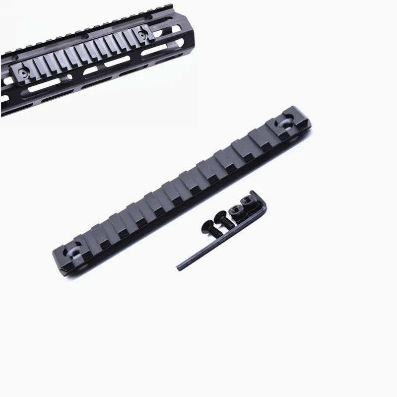 Высокое качество 13 слотов M LOK Rail Base Segment Handguard Section ar15 M4 M16 Aluminum Picatinny Weaver для