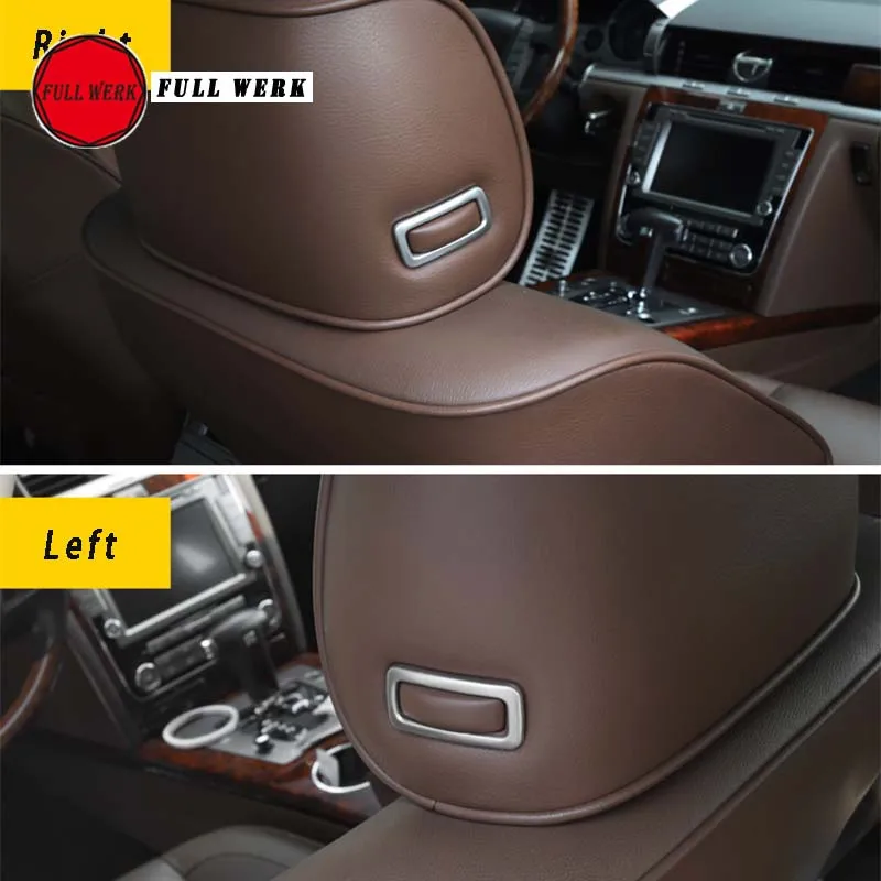 1 пара декоративные наклейки на подголовник сиденья VW Phaeton|Лепнина для интерьера|