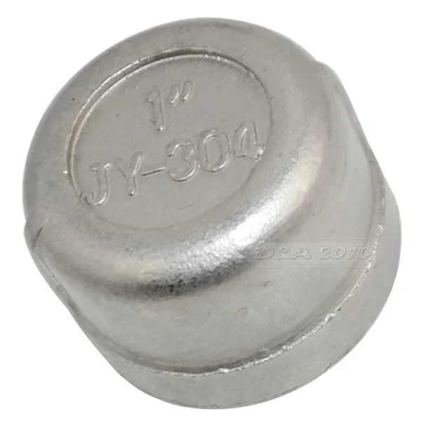 MEGAIRON BSPT 1 &quotDN25 крышка трубы женская из нержавеющей стали SS304 Резьбовая Крышка для