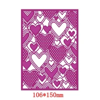 heart layer frame metal cutting dies stencils for diy scrapbooking photo album decorative embossing paper cards crafts die cut