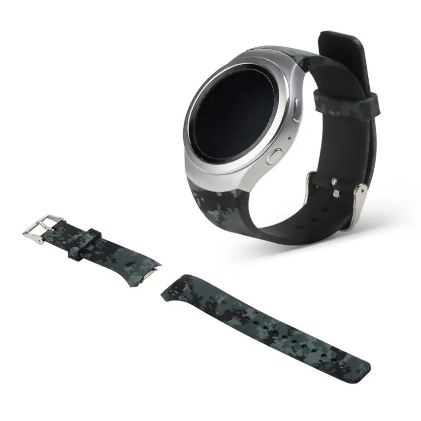 Хорошая продажа роскошный силиконовый для часов Ремешок Samsung Galaxy Gear S2 SM R720 7