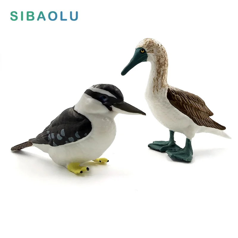 Моделирование леса Kookaburra Gannet фигурки миниатюрные животные модель птицы