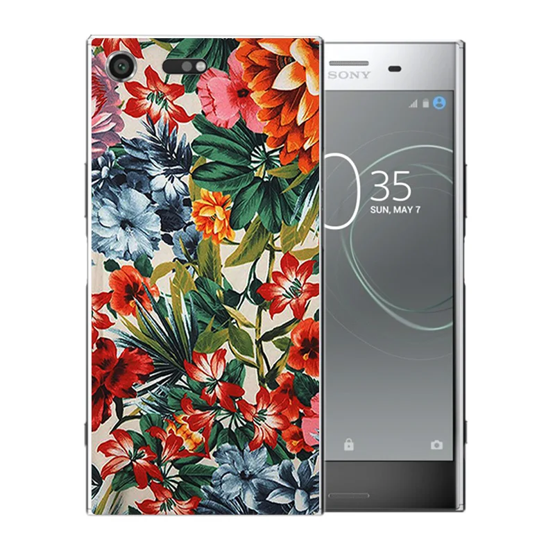Для Sony Xperia E5 XA2 XZ3 XA XZ110 Plus Мягкий силиконовый чехол из ТПУ с ручным рисунком для XZ