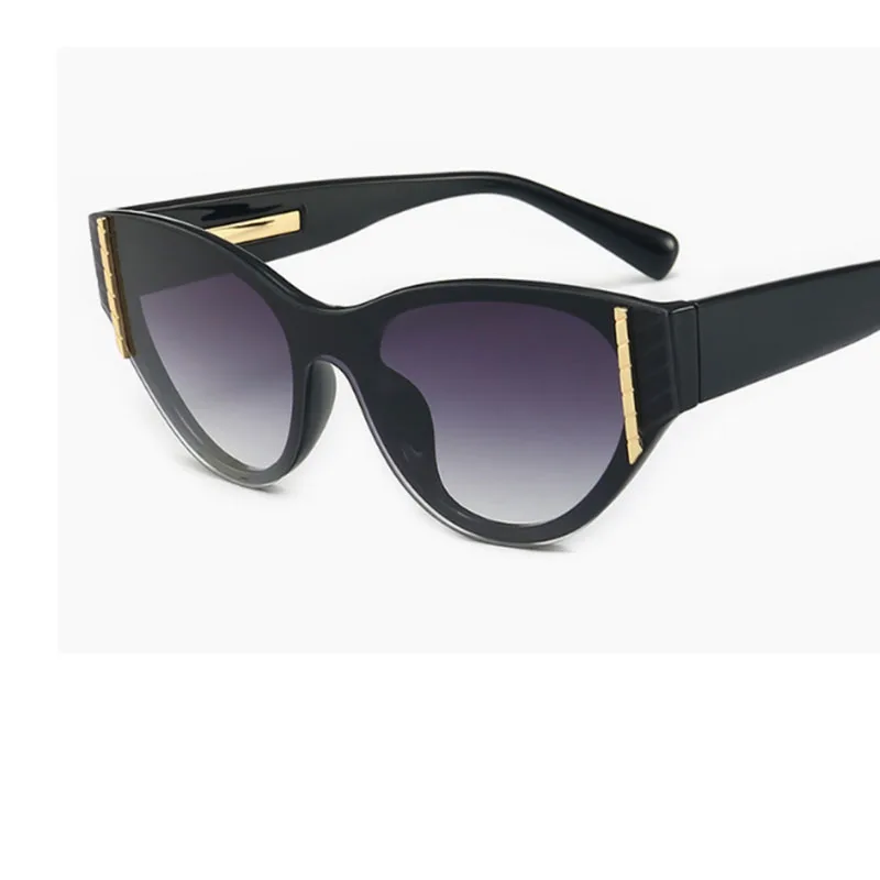 Модные солнцезащитные очки кошачий глаз для женщин 2018 фирменные дизайнерские