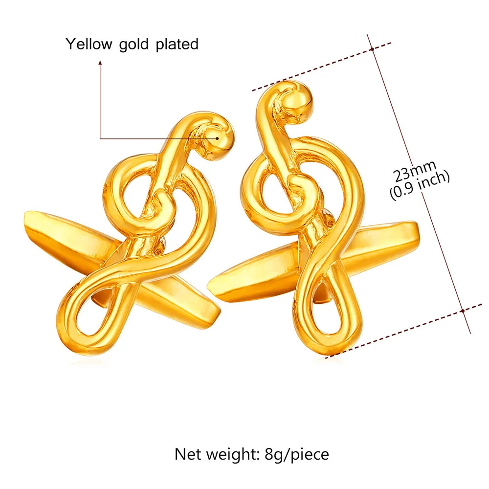 Запонки для музыкальных нот мужчин запонки с музыкальными нотами дизайнерские