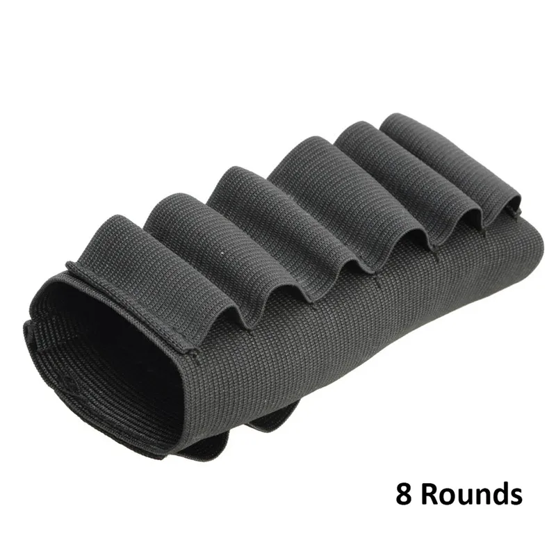 8 Rounds Airsoft 5/6/8/9 Rouds нейлоновая оболочка держатель тактические боеприпасы держатель картриджа винтовки пуля Перевозчик приклад чехол в стиле милитари на открытом воздухе - Цвет: 8 Rounds