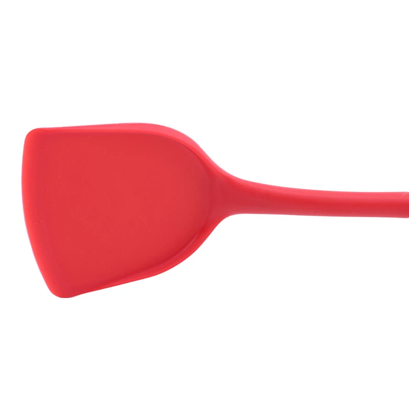 Food Grade Silicone Baking Tools Shovel Kitchen Spatula Turners Cake Slotted Turner Butter Cream Mixer Scraper Long Handle Spoon