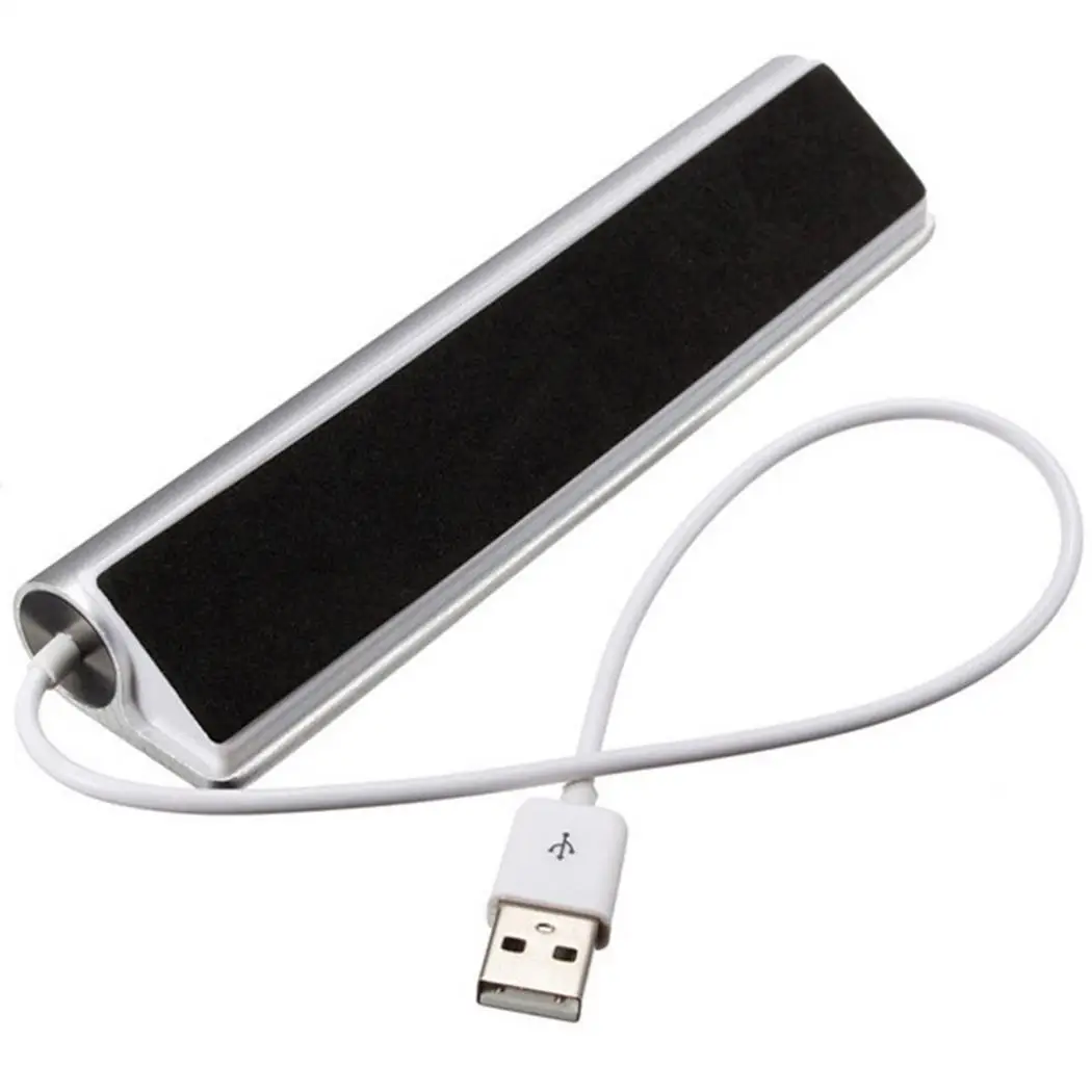 Новый USB2.0 хаб семь рот Серебряный алюминиевый кабель сплав Материал