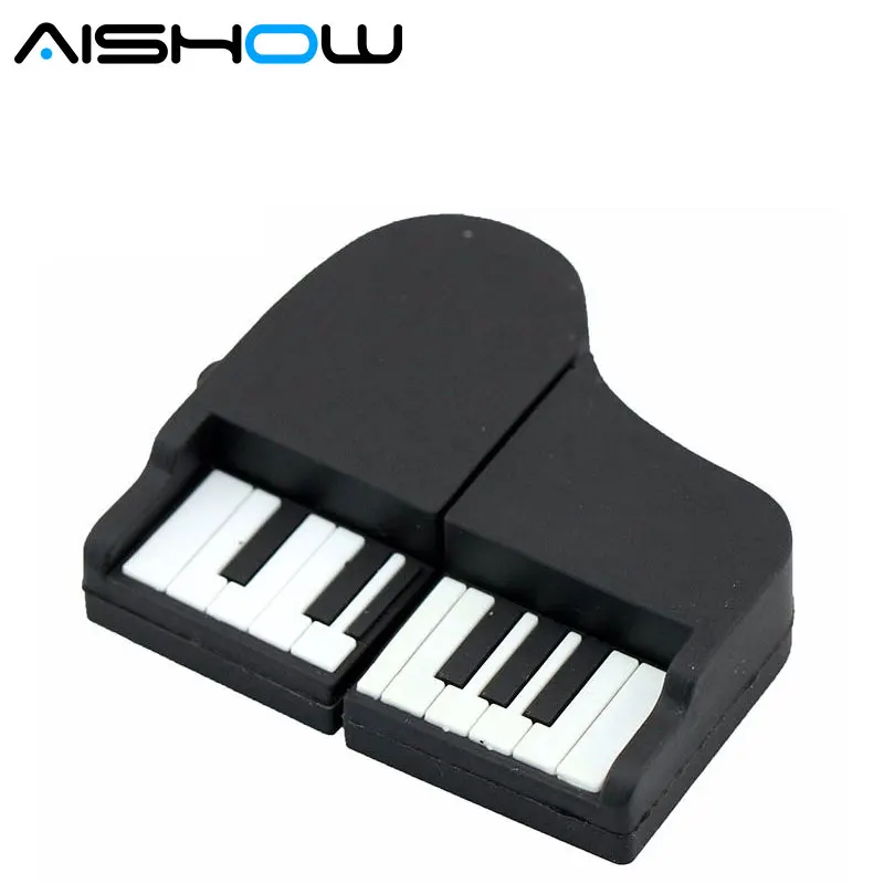 Силиконовый флэш накопитель usb 2 0 в виде пианино 4/8/16/32/64 ГБ|u disk|2.0 flash driveflash drive pen |