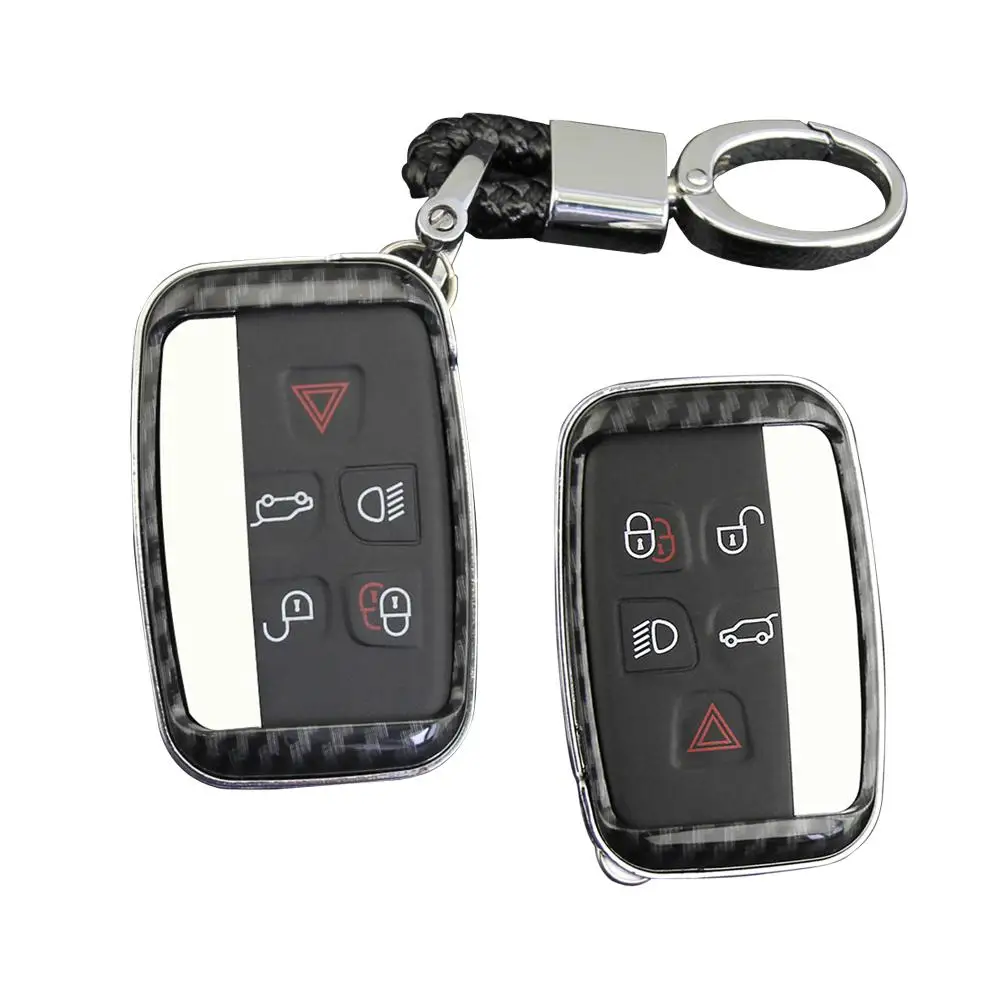 Car Key Case Fob Bag Shell Cover For Land Rover Accessories Range Rove Sport Evoque Discovery Freelander 4 | Автомобили и