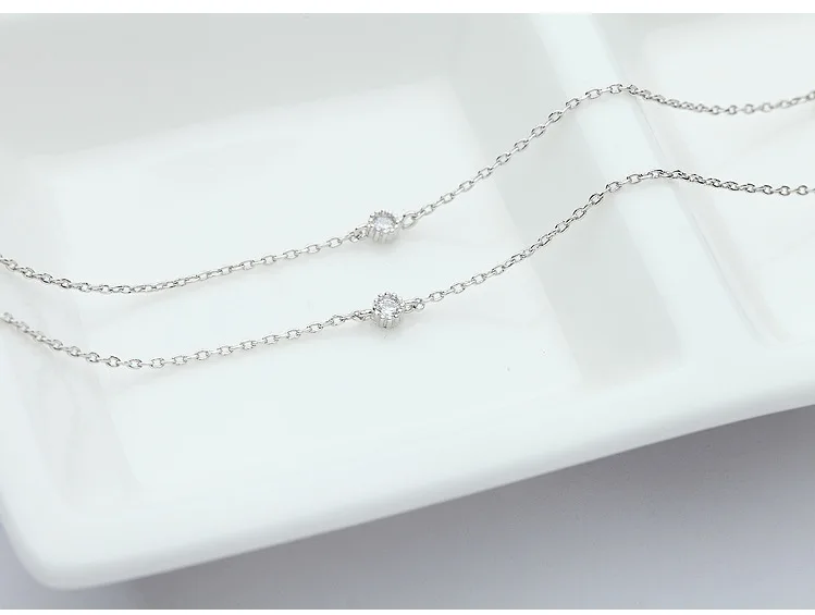 Модное популярное блестящее женское ожерелье с цветком и кристаллом из