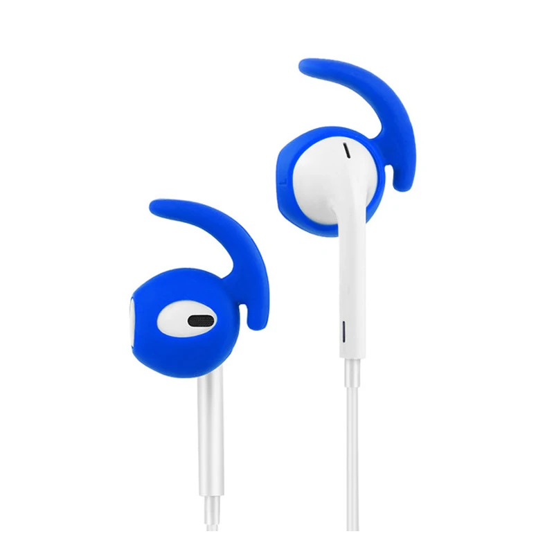 Сменный мягкий силиконовый Противоскользящий чехол для Apple AirPods 2 крючок