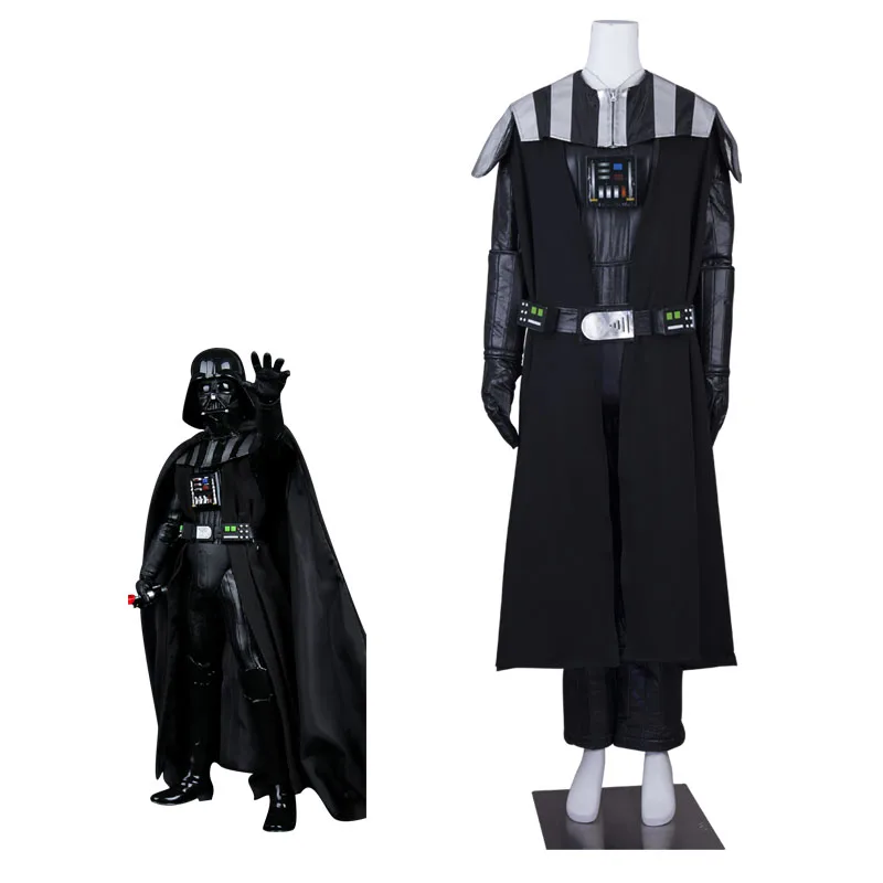 Звездные войны Дарт Вейдер Анакин Скайуокер черный плащ косплей | Тематическая