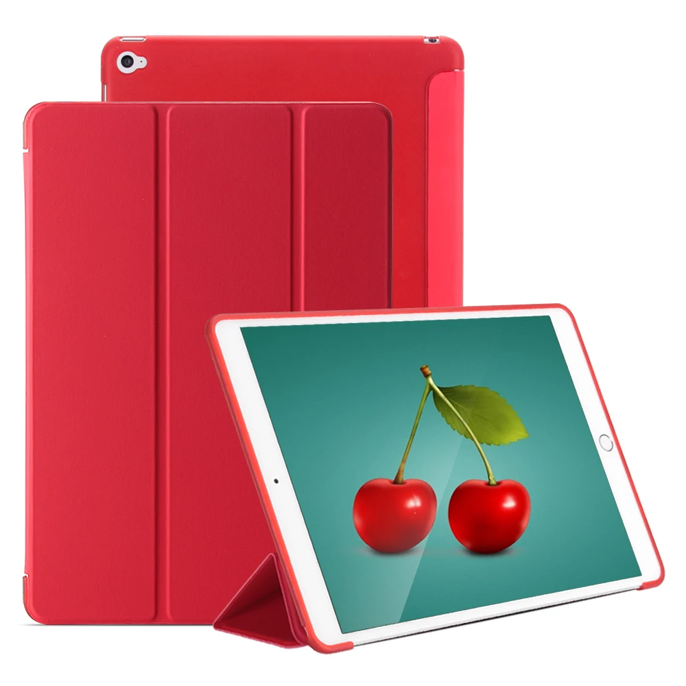 Для iPad Air 2, чехол, GOLP ультра тонкий из искусственной кожи чехол-книжка мягкие чехлы из ТПУ задний Чехол Smart Cover Чехол для iPad Air 2