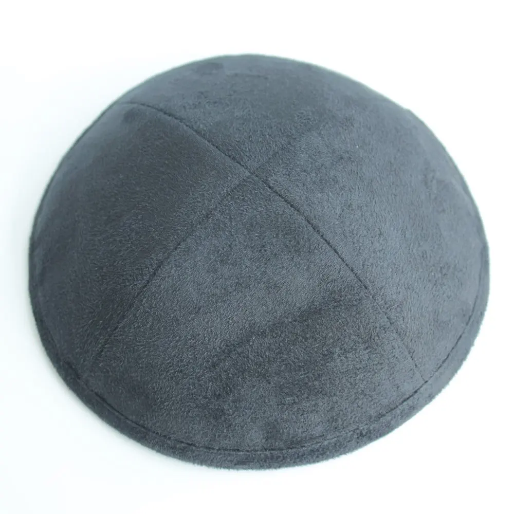 Мягкий suade kippot еврейский Yarmulke Kippah Kippot 19 см колпачки с черепами | Аксессуары для