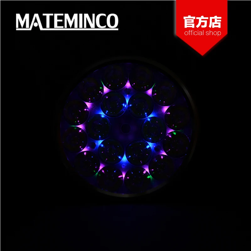 Водонепроницаемый тактический светодиодный фонарик Mateminco MT18S 15000 люмен|Фонарики