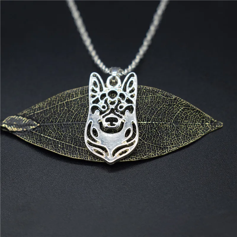 

Elfin Wholesale Trendy German Shepherd Necklaces Gold Color Silver Color Dog Jewellery German Shepherd Pendant Necklaces Women