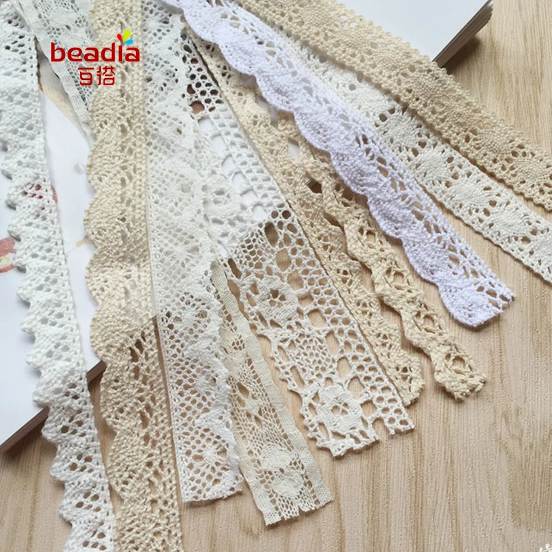 Смешанный размер 5 ярдов ткань для одежды сделай сам белая кремовая черная