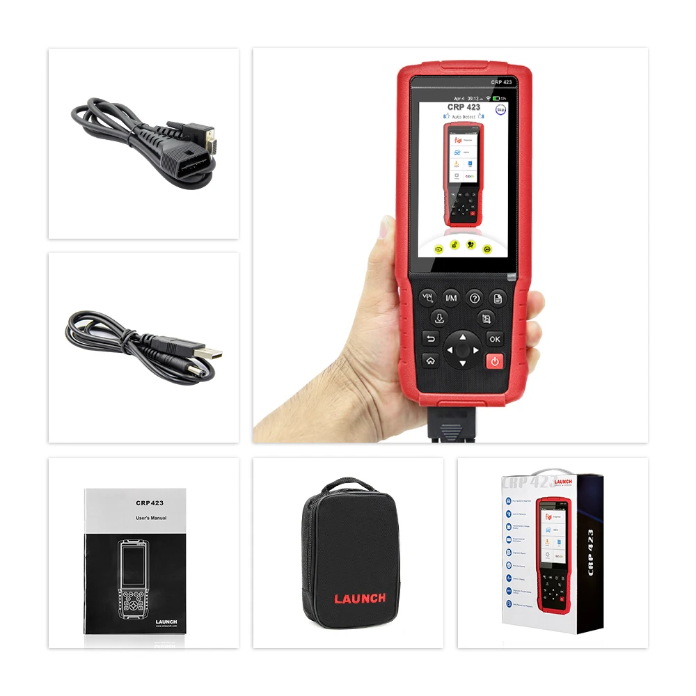 Launch X431 CRP429C CRP423 автоматический диагностический инструмент для двигателя/ABS/SRS/AT+ 11 сервис CRP 429C PK CRP129 CRP 423 PK CRP123