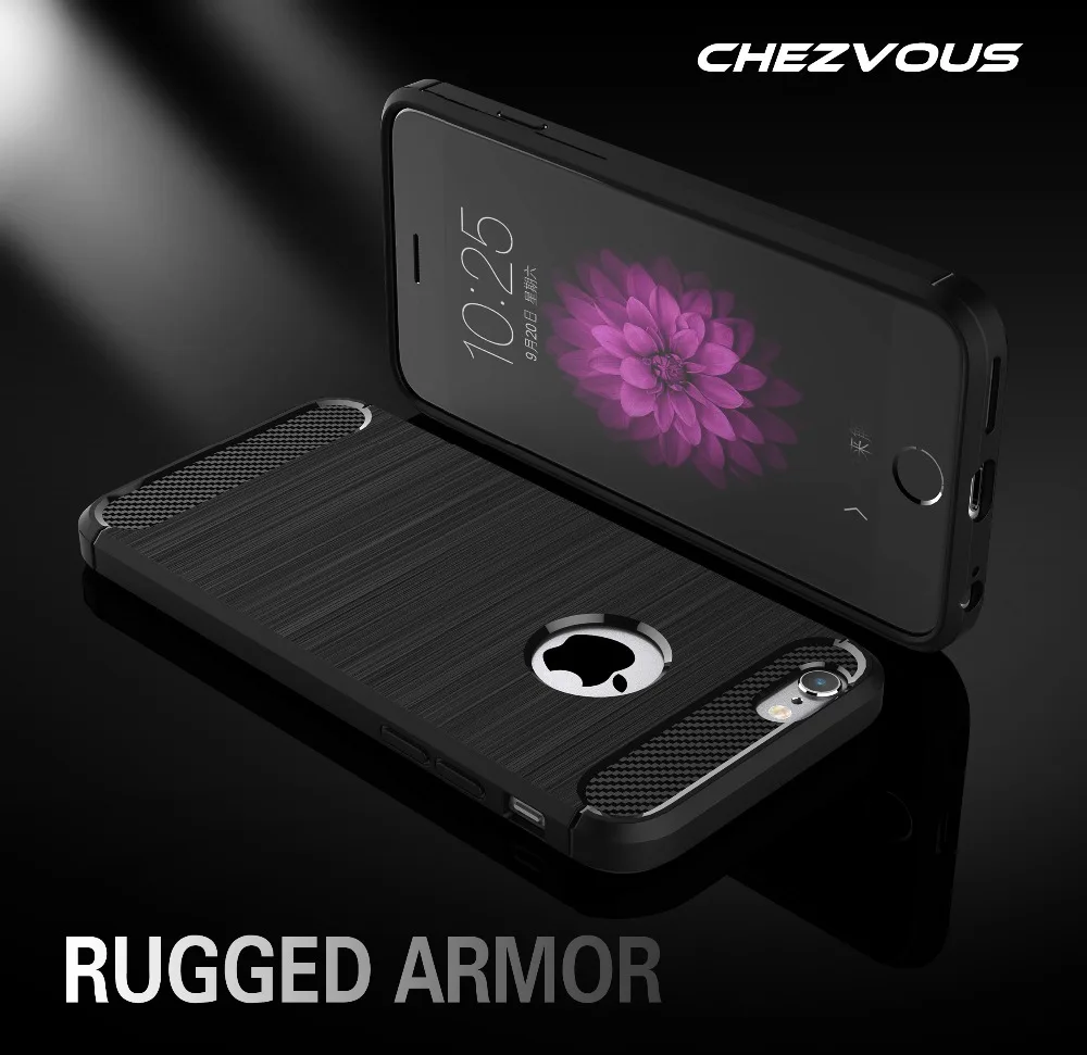 CHEZVOUS силиконовые Коке Броня чехол противоударный для iPhone 6 окружающей среды