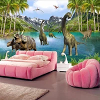 beibehang custom photo wallpaper 3d stereo large murals era dinosaurs living room sofa bed bedroom mural wall papers home decor