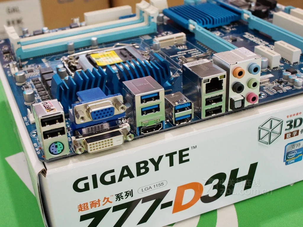 Материнская плата GIGABYTE GA-Z77-D3H для настольных ПК Z77 Socket LGA 1155 i3 i5 i7 DDR3 32G ATX UEFI биос оригинальная Z77-D3H б/у материнская плата