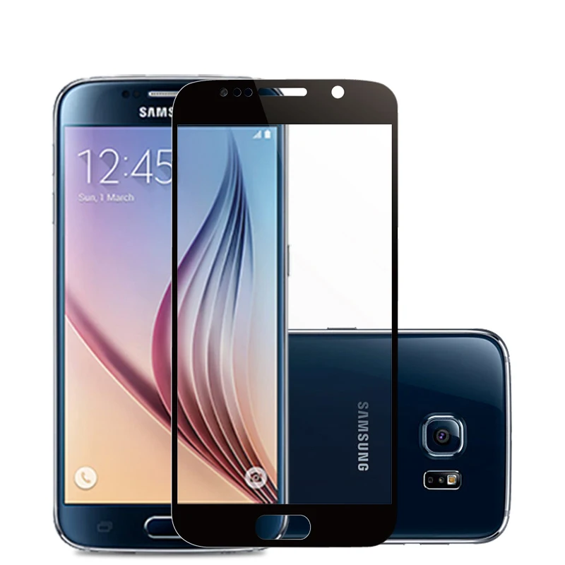 (100 шт.) закаленное стекло с полным покрытием для samsung s9 plus s8 s7 edge s6 s5 s4 mini Защитная