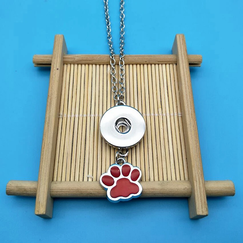 Горячая капля глазурь собака Лапа Печати медведь ручной печати и темная Пряжка